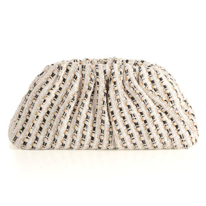 Salerno Clutch in Ivory