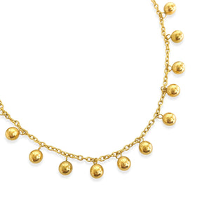 Dangling Spheres Necklace