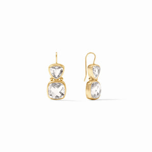 Aquitaine Earring in Clear Crystal