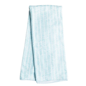 Anywhere Towel in Branches Turquoise