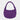 Quilted Puffer Bag in Purple