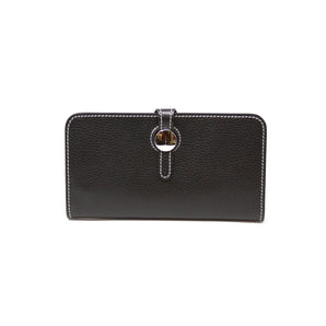 Leather Wallet in Black