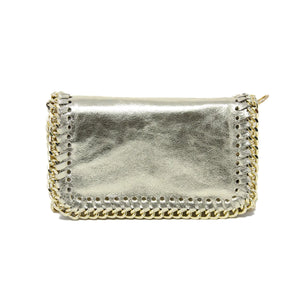 Leather Crossbody - Gold/Gold