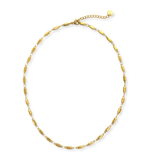 Water Resistant Bar Chain Necklace