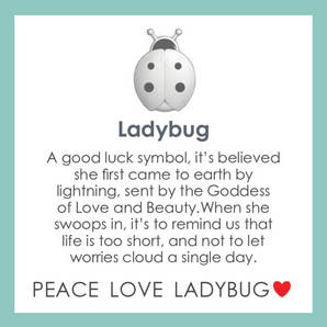 Ladybug Periwinkle/Gold