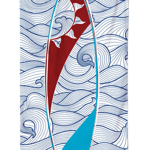 UPF50 Towel/Wrap in Surf's Up