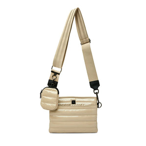Downtown Crossbody in Blonde Patent