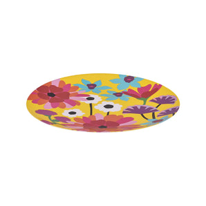 Round Platter in Garden Floral