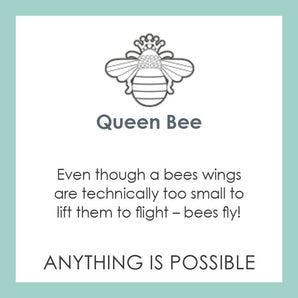Queen Bee Silver/Seafoam