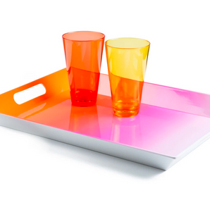 Pink Ombre Serving Tray