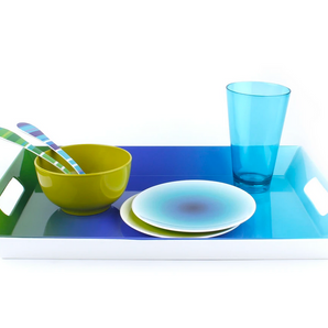Blue Ombre Serving Tray