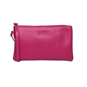 Ziplet Leather Bag Cosmo/Hot Pink