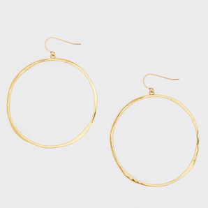 G Ring Earrings - Gold