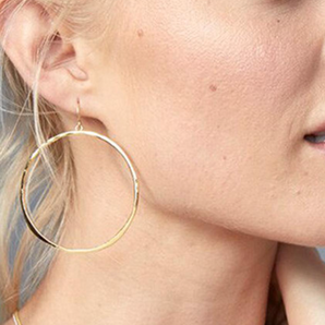 G Ring Earrings - Gold