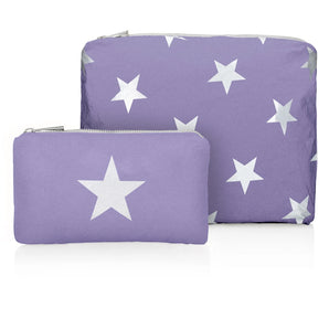 Shimmer Purple with Stars Pouches