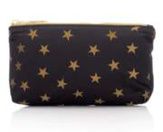 Mini Pouch in Black Myriad Gold Stars