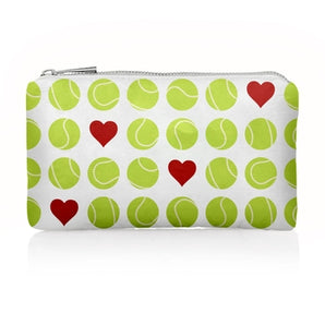 Mini Pouch in Tennis Love