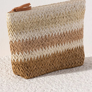 Formentera Zip Pouch in Natural