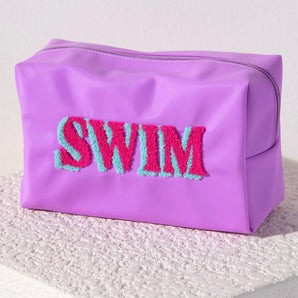 Joy Swim Zip Pouch in Lilac