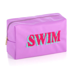 Joy Swim Zip Pouch in Lilac