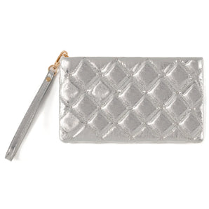 Mademoiselle Wristlet in Silver