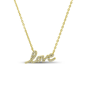 Love Pave Necklace