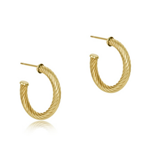 4mm Twist Hoop 1.125"