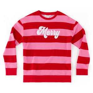 Merry Stripe Sweatshirt