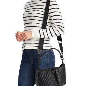 Savannah Bag in Black Braided Luxe