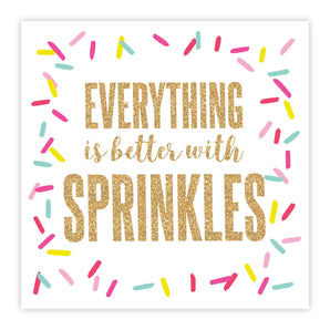 Everything is Better with Sprinkles Napkin