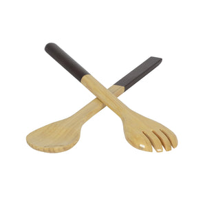 Large Salad Server - Brown