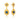 Mystic Eye Drop Earrings in Blue Labradorite