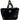 Duplex Rev Faux Fur Tote in Black