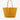 Departure Perforated Tote in Mustard/Cream
