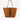 Departure Stripe Tote in Camel/Cream