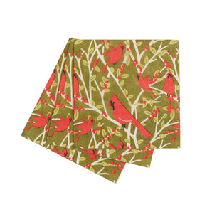 Red Cardinal Paper Napkin