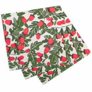 Holiday Acorns Paper Napkin