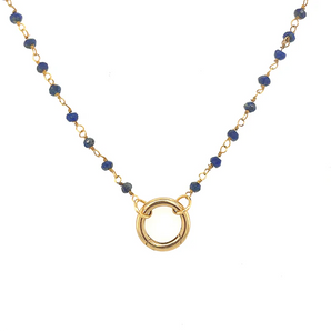 16" Rosary Chain in Lapis Lazuli