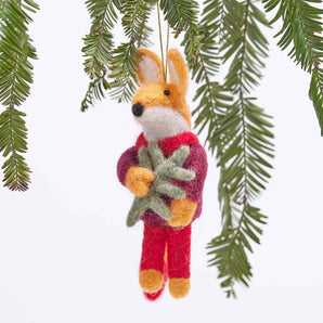 Felt Fox Ornament