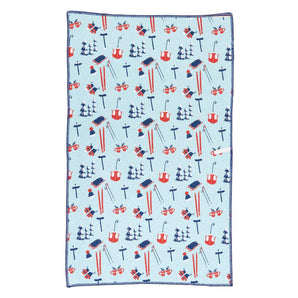 Kitchen Tea Towel in Nordic Sports