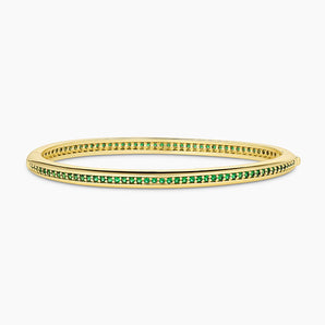 Paseo Shimmer Cuff in Emerald