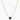 Rose Marble Coin Necklace in Malachite