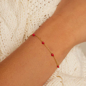 Amour Bracelet in Red