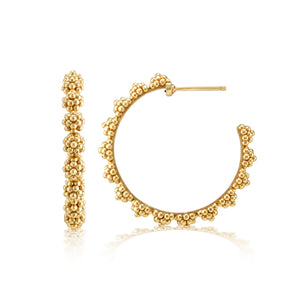Berry Icon Medium Hoop Earrings