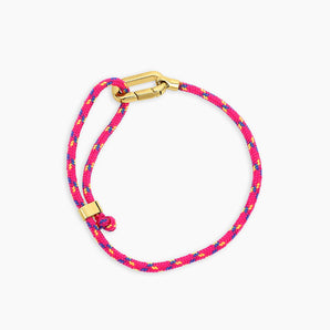 Link Paracord Bracelet in Pink