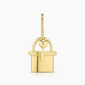 Lock & Key Statement Charm