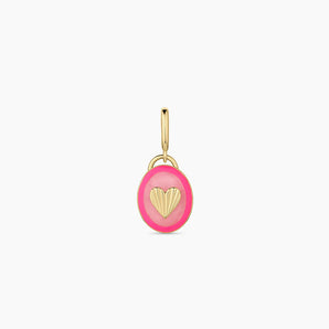 Power Gemstone Love Parker Charm in Rose Quartz