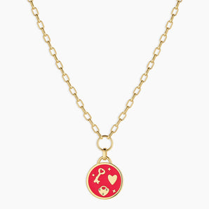 Love U Coin Necklace