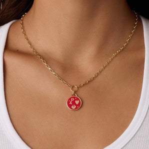 Love U Coin Necklace