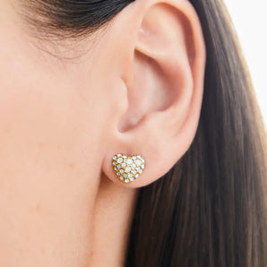 Water Resistant Star Bright Crystal Stud